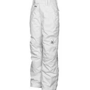 Spyder Kids White Snow Pants